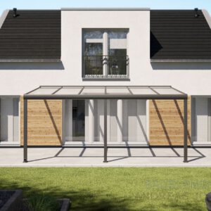 Premium Terrassenüberdachung Aluminium Stegplatten